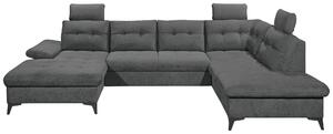 SEDACIA SÚPRAVA, textil, grafitová MID.YOU - Sedačky, Online Only