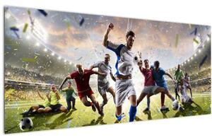 Obraz - Futbal (120x50 cm)