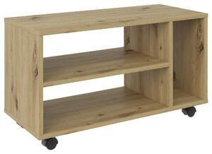 TV DIEL, dub artisan, 73,5/42/33,5 cm Carryhome - Obývacie zostavy