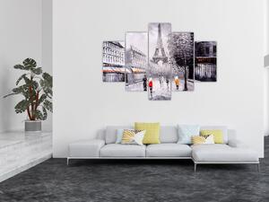 Obraz - Olejomaľba, Paríž (150x105 cm)