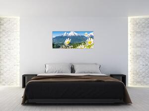 Obraz - Jar v Alpách (120x50 cm)