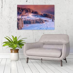 Obraz zimnej krajiny (90x60 cm)