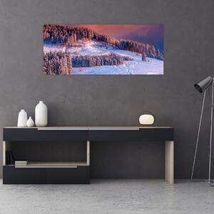Obraz zimnej krajiny (120x50 cm)