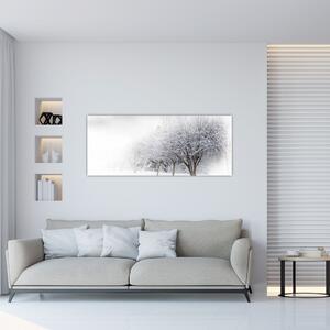 Obraz - Zimná alej (120x50 cm)