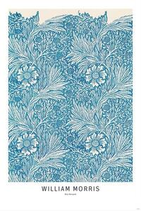 Plagát, Obraz - William Morris - Blue Marigold, (61 x 91.5 cm)