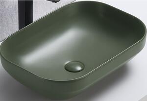 Keramické umývadlo NELI MFG | zelená 50 cm
