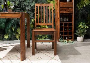 MONTREAL Jedálenská stolička drevená, hnedá, palisander