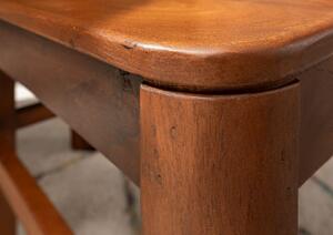 MONTREAL Jedálenská stolička drevená, hnedá, palisander