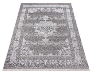 Kusový koberec Svaga sivo biely 80x150cm
