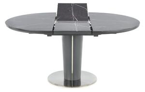 MEBLINE Rozkladací jedálenský stôl RICARDO šedý mramor