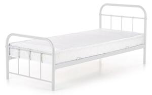 MEBLINE Kovová posteľ LINDA 90 biely