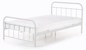 MEBLINE Kovová posteľ LINDA 120 biely