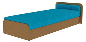 Detská posteľ PARYS, 80x190, hnedá/alova 29, pravá