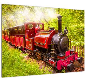 Obraz parného vlaku (70x50 cm)