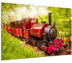 Obraz parného vlaku (90x60 cm)