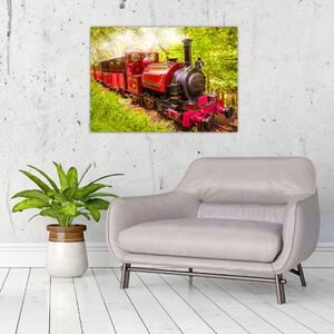 Obraz parného vlaku (70x50 cm)