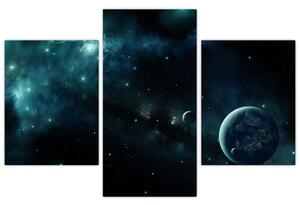 Obraz - Život vo vesmíre (90x60 cm)