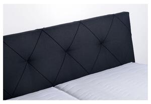 Posteľ s matracom AFRODITE čierna, 180x200 cm