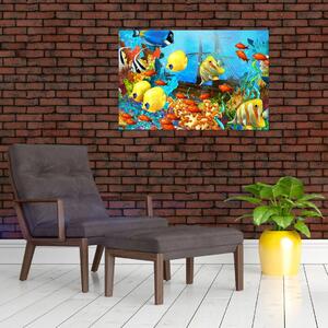 Obraz - Farebný koralový útes (90x60 cm)