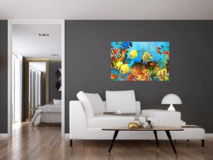 Obraz - Farebný koralový útes (90x60 cm)
