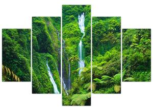 Obraz - Vodopády Madakaripura, východná Java, Indonézia (150x105 cm)
