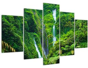 Obraz - Vodopády Madakaripura, východná Java, Indonézia (150x105 cm)
