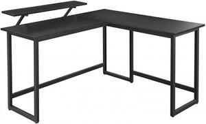 Rohový kancelársky stôl LWD56BK