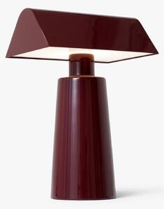 &Tradition Caret MF1 stolová LED lampa burgundská