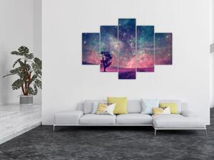 Obraz - Nadpozemská nočná obloha (150x105 cm)