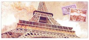 Obraz - Pohľad z Paríža (120x50 cm)