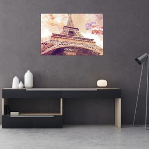 Obraz - Pohľad z Paríža (90x60 cm)