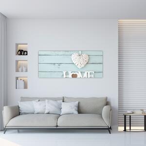 Obraz - I love home (120x50 cm)