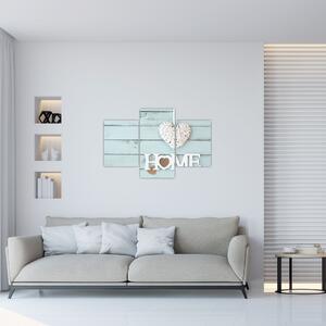 Obraz - I love home (90x60 cm)