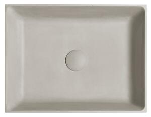 TONEB Sapho, FORMIGO betónové umývadlo, 47,5x14x36,5 cm, pieskova, FG013