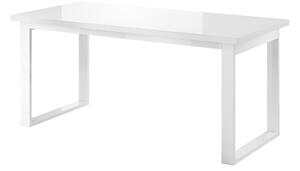 Najlacnejsinabytok HELIO jedálenský stôl 2498JW92, biela/biele sklo