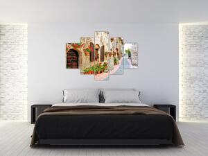 Obraz - Malebná Talianska ulička (150x105 cm)