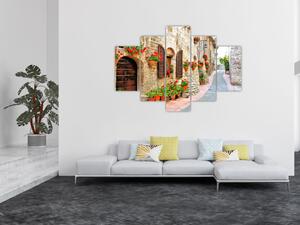 Obraz - Malebná Talianska ulička (150x105 cm)