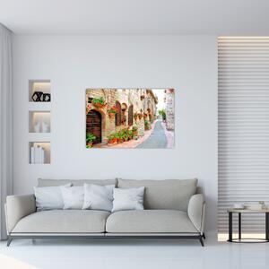 Obraz - Malebná Talianska ulička (90x60 cm)