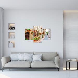 Obraz - Malebná Talianska ulička (90x60 cm)