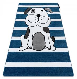 Dywany Łuszczów Detský kusový koberec Petit Puppy blue - 140x190 cm