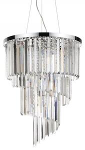 Závesné svietidlo/Luster Ideal lux 166247 CARLTON SP12 CROMO 12xE14 40W chróm