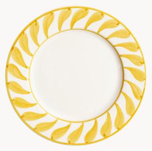 Ručne maľovaný tanier na šalát Swirl