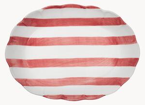 Ručne maľovaný servírovací tanier Stripe