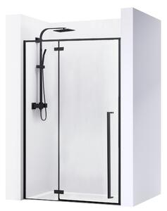 Sprchové dvere FARGO 120 - čierne matné