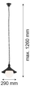 Argon 3285 - Vonkajšie luster ERBA BIS 1xE27/60W/230V