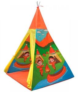 Detské stany a teepee - Indiánsky farebný teepee stan pre deti
