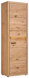 PREDSIEŇOVÁ SKRIŇA, farba duba, sukový dub, 63,8/199/40 cm Linea Natura - Skrine