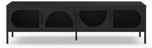 Čierny TV stolík 180x50 cm Tayra – Marckeric