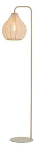 Béžová stojacia lampa s textilným tienidlom (výška 156,5 cm) Elati – Light & Living