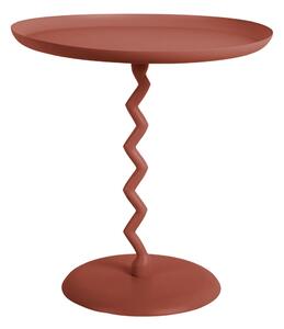 Kovový okrúhly odkladací stolík ø 40 cm Zig Zag – Leitmotiv